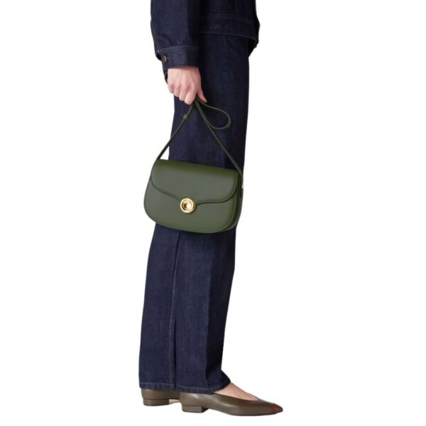 LORO PIANA SMALL GHIERA BAG DARK LICHEN GREEN - Image 8