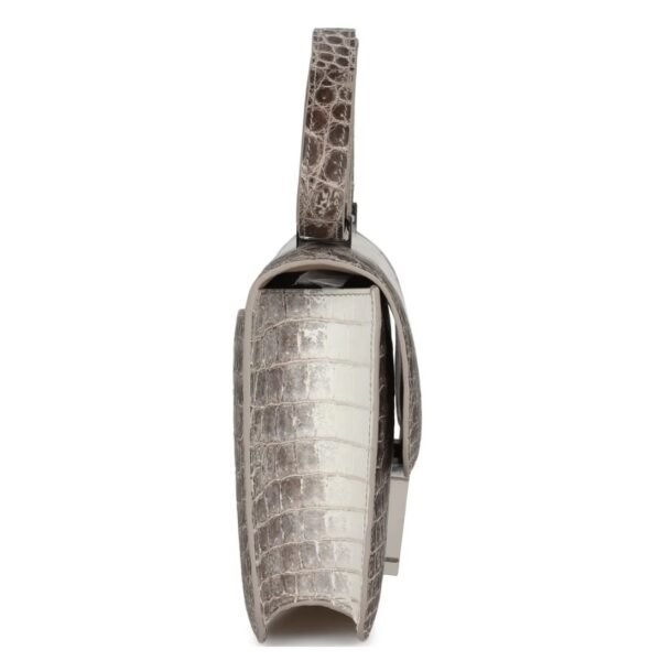 HERMÈS CONSTANCE 1-24 HIMALAYA MATTE NILOTICUS CROCODILE PALLADIUM HARDWARE - Image 6
