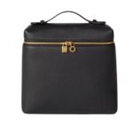 LORO PIANA EXTRA POCKET BACKPACK L23.5 BLACK