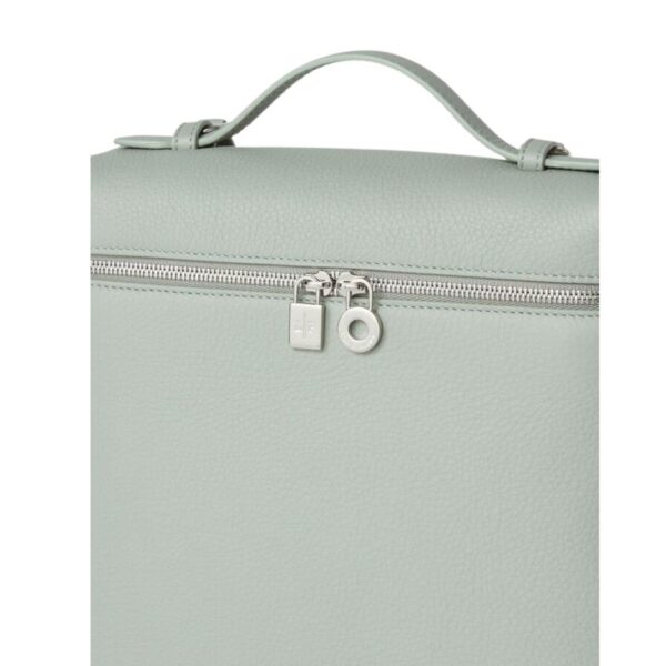 LORO PIANA EXTRA POCKET BACKPACK L23.5 EUCALYPTUS - Image 7