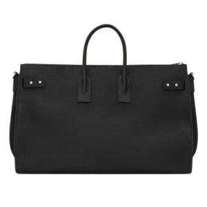 SAINT LAURENT SAC DE JOUR 48H DUFFLE BAG IN GRAINED LEATHER
