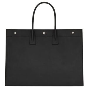 SAINT LAURENT RIVE GAUCHE LARGE TOTE BAG IN SMOOTH LEATHER