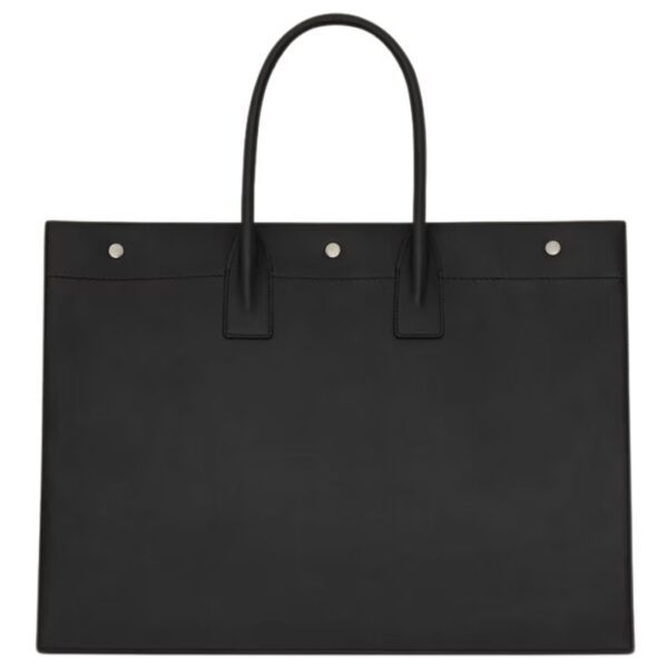 SAINT LAURENT RIVE GAUCHE LARGE TOTE BAG IN SMOOTH LEATHER - Image 2