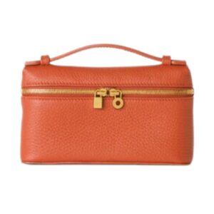 LORO PIANA EXTRA POCKET MINI POUCH WHISPER WHITE