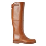 LORO PIANA LUPO HIGH BOOT TANNED CALF