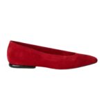 LORO PIANA PRIMULA BALLET FLAT RED RASPBERRY