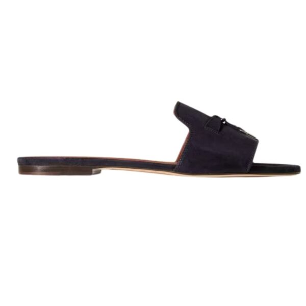 LORO PIANA SUMMER CHARMS SANDAL ARMY GRAY - Image 3