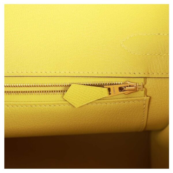 HERMÈS BIRKIN 30 LIME EPSOM GOLD HARDWARE - Image 6