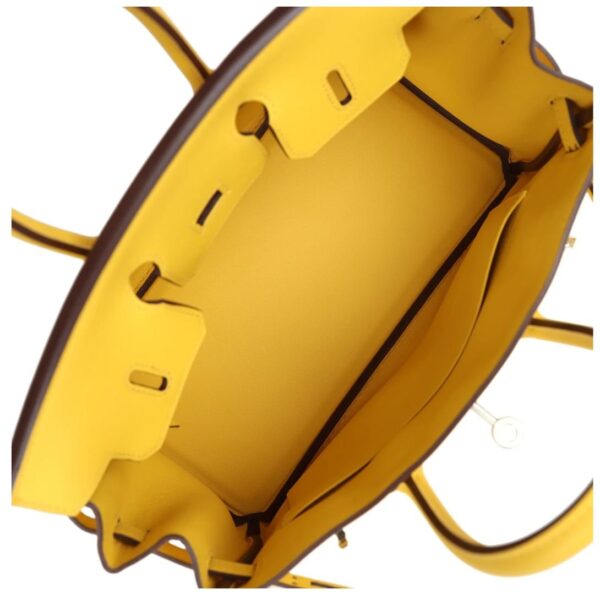 HERMÈS BIRKIN 25 JAUNE DE NAPLES SWIFT PALLADIUM HARDWARE (Copy) - Image 6