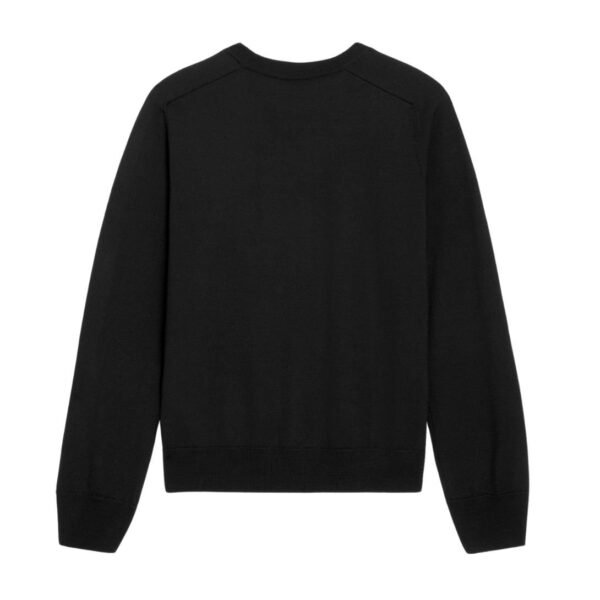 CELINE TRIOMPHE CREW NECK SWEATER IN WOOL BLACK - Image 4