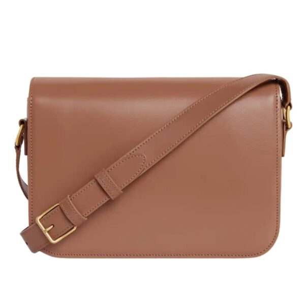 CELINE CLASSIQUE TRIOMPHE BAG IN SHINY CALFSKIN BRONZE - Image 9