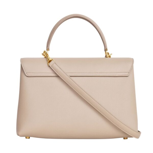 CELINE MEDIUM NINO BAG IN SUPPLE GRAINED CALFSKIN CAPPUCCINO - Image 5