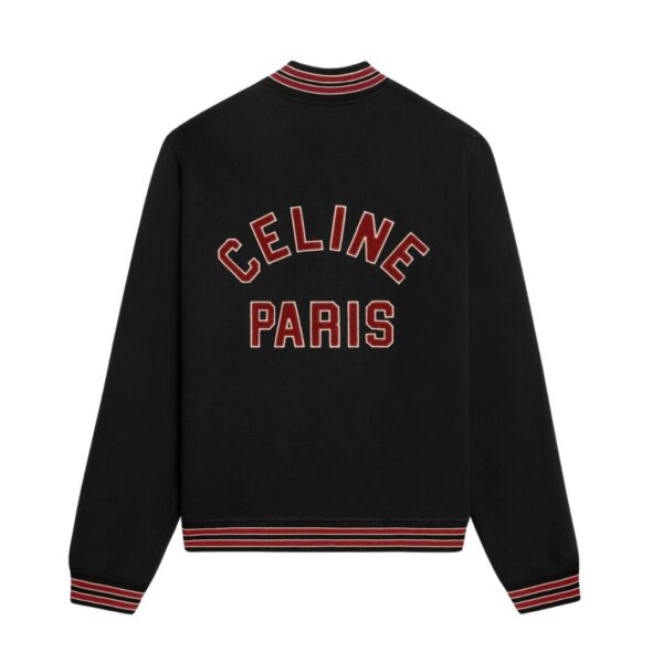 CELINE PARIS TEDDY JACKET IN COLLEGE FLEECE - Image 2