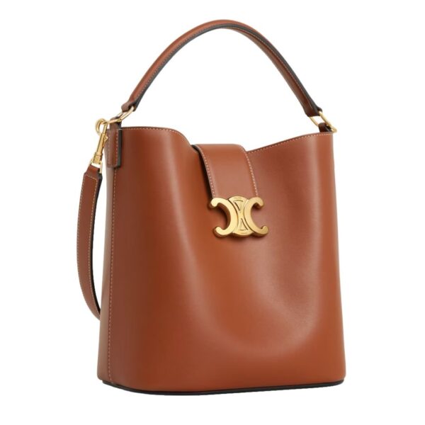 CELINE MEDIUM LOUISE BAG IN SMOOTH CALFSKIN TAN - Image 5
