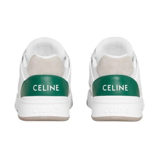 CELINE TRAINER CT 07 LOW LACE UP SNEAKER IN CALFSKIN AND SUEDE CALFSKIN - Image 3
