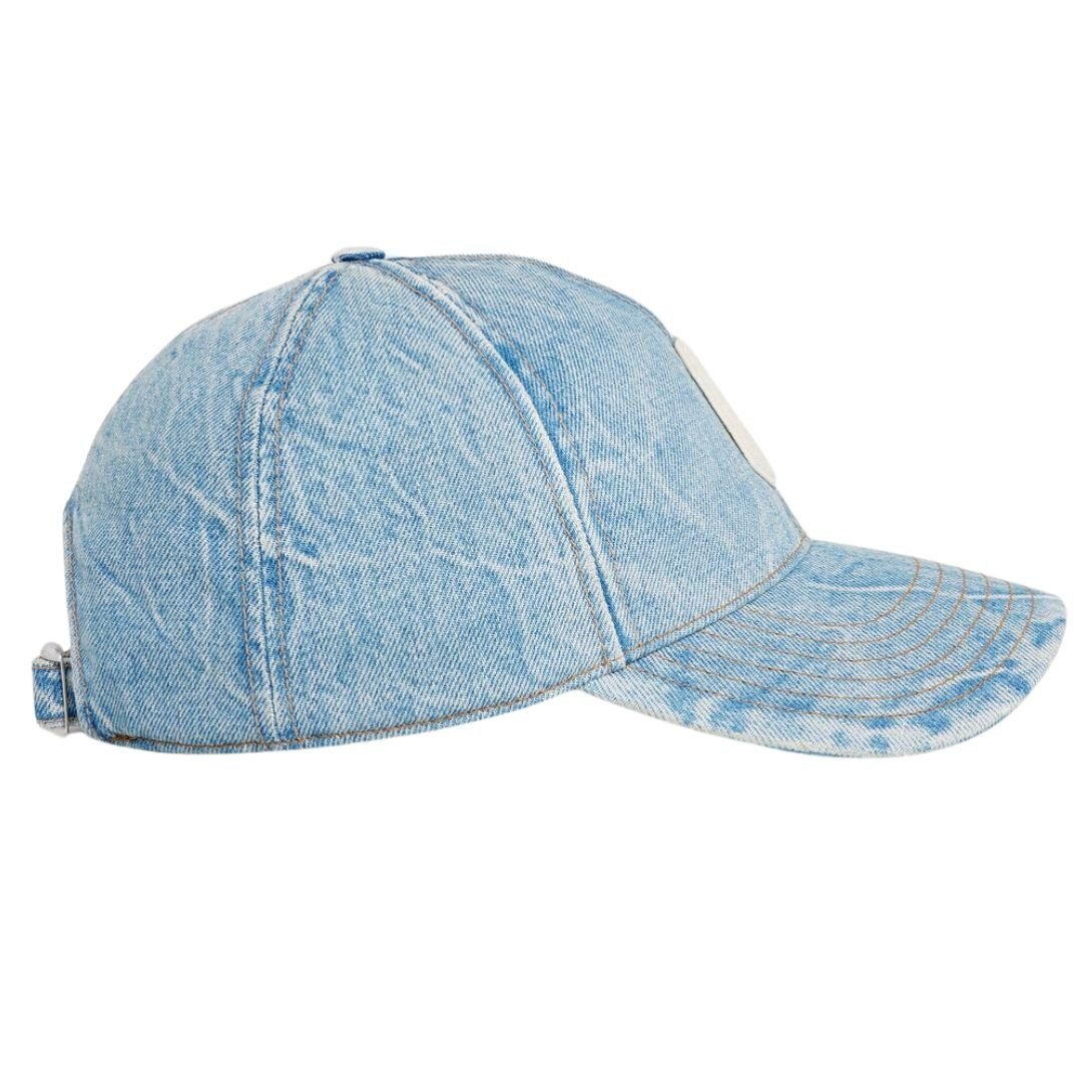 CELINE INITIAL BASEBALL CAP IN DENIM - Image 3
