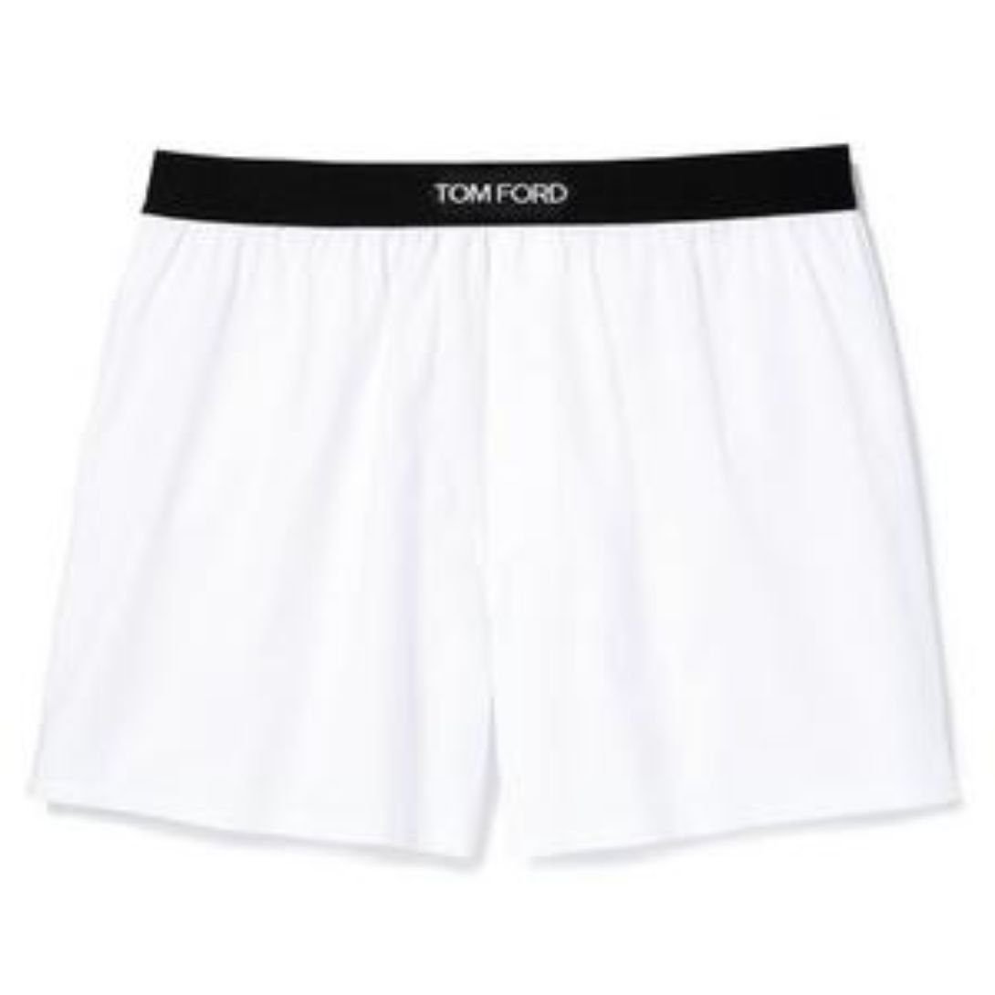 TOM FORD COTTON BOXERS WHITE