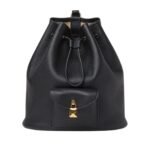 LORO PIANA EXTRA DRAWSTRING BACKPACK L27 BLACK