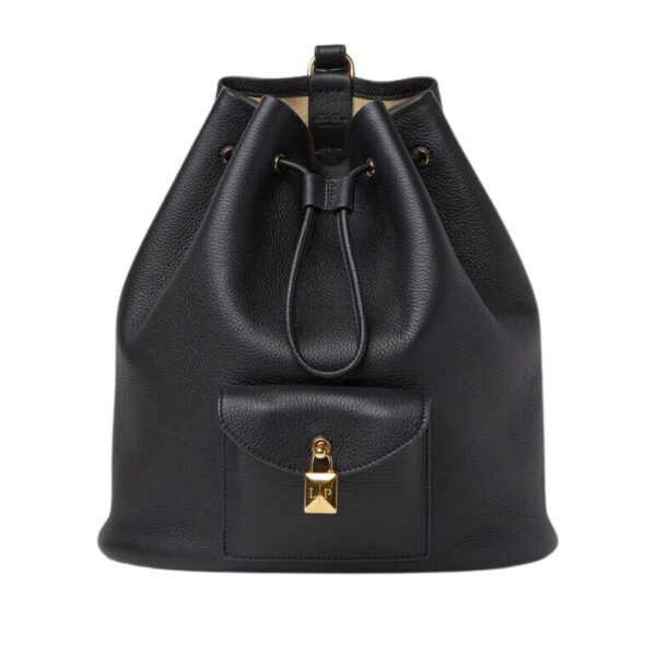 LORO PIANA EXTRA DRAWSTRING BACKPACK L27 BLUE NAVY - Image 3
