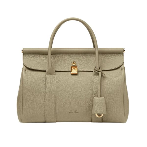 LORO PIANA LOOM BAG L25 CREAMED HONEY-SUN GOLD - Image 3