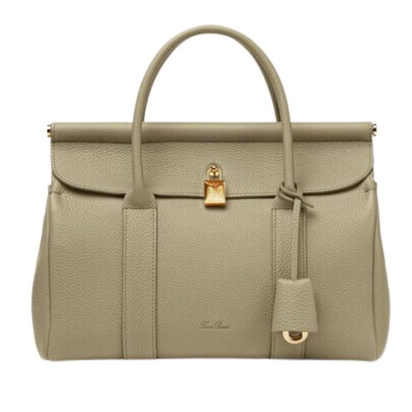 LORO PIANA LOOM BAG L25 WHISPER WHITE-SUN GOLD - Image 2