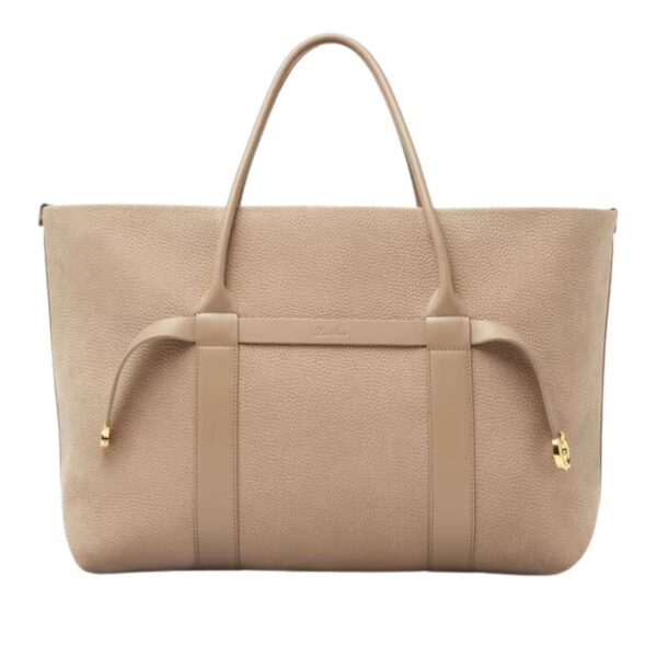 LORO PIANA LARGE GHIERA SHOPPER BON TON BROWN - Image 2
