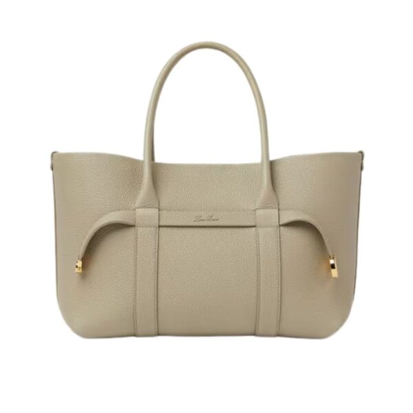 LORO PIANA SMALL GHIERA SHOPPER BLUE NAVY - Image 3