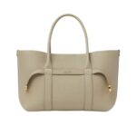 LORO PIANA SMALL GHIERA SHOPPER DRIED TARAGON