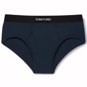 TOM FORD COTTON BRIEFS NAVY