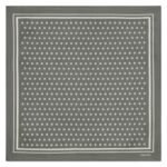 TOM FORD POLKA DOT SQUARE DESIGN POCKET SQUARE GREY