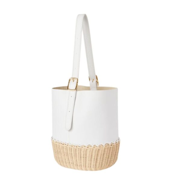 LORO PIANA CEDAR BUCKET BAG MALT-WHITE - Image 3