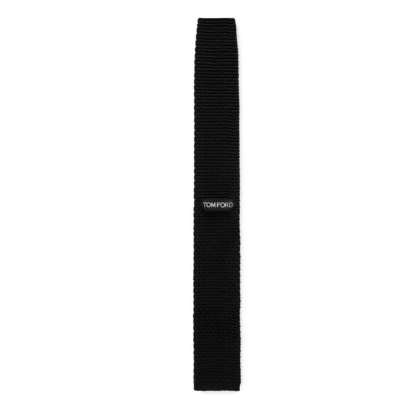 TOM FORD KNITTED TIE BLACK - Image 5