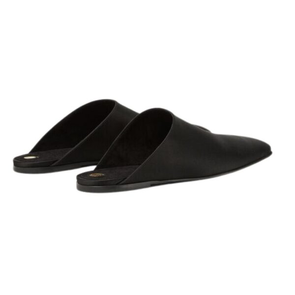 LORO PIANA ALBA FLAT MULE BLACK - Image 3