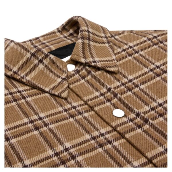CELINE OVERSHIRT IN CHECKED WOOL - Image 3