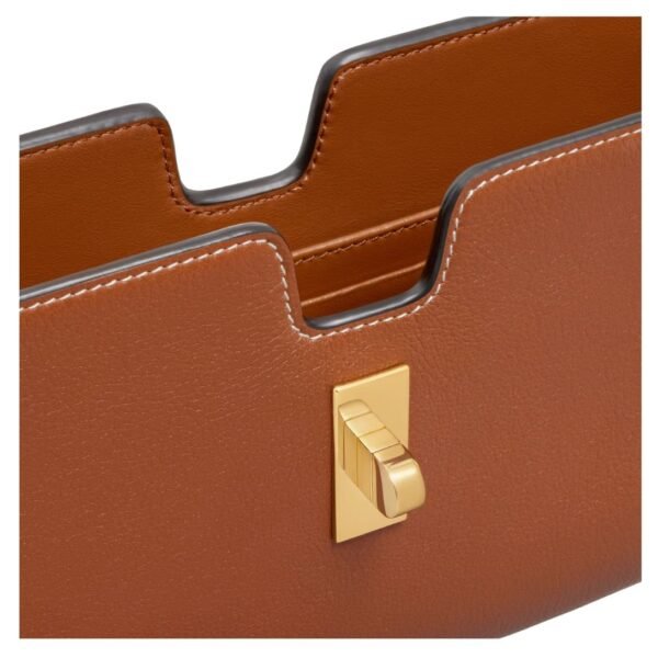 CELINE 16 STRAP POCHETTE IN SUPPLE GRAINED CALFSKIN TAN - Image 5