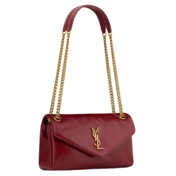 SAINT LAURENT CALYPSO SMALL IN SHINY LEATHER - Image 4