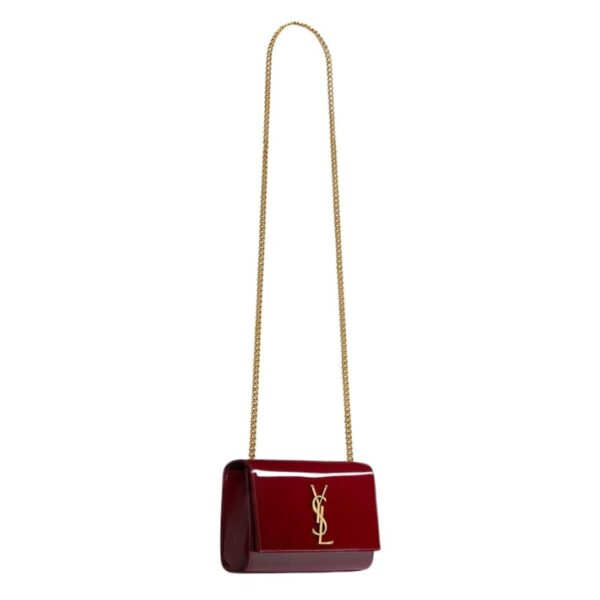 SAINT LAURENT KATE SMALL IN PATENT LEATHER - Image 4