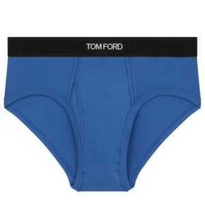 TOM FORD COTTON BRIEFS COBALT BLUE