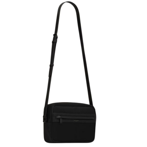 SAINT LAURENT CAMP CAMERA BAG IN ECONYL AND LAMBSKIN - Image 4
