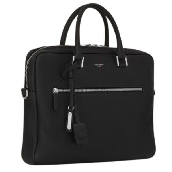 SAINT LAURENT SAC DE JOUR BRIEFCASE IN GRAINED LEATHER - Image 4