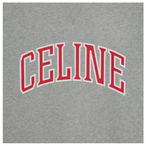 CELINE LOOSE SWEATSHIRT IN COTTON FLEECE - Image 4