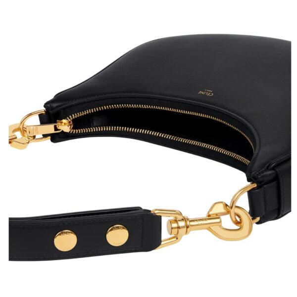 CELINE MEDIUM AVA STRAP BAG IN SMOOTH CALFSKIN BLACK - Image 5
