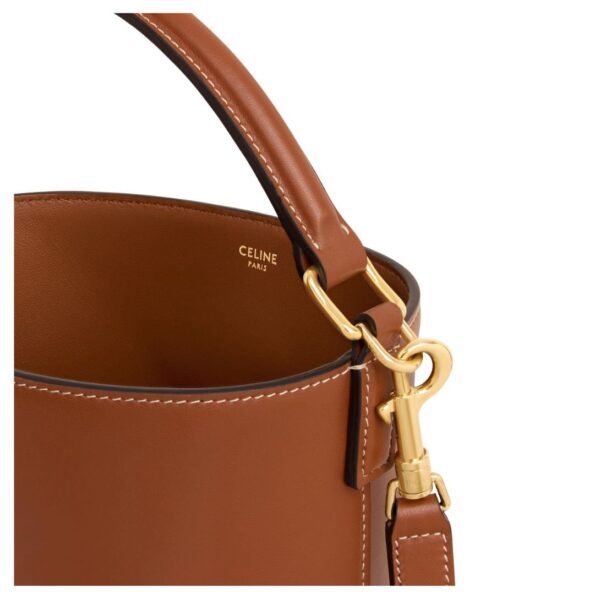 CELINE SMALL BUCKET LOUISE IN SMOOTH CALFSKIN TAN - Image 5