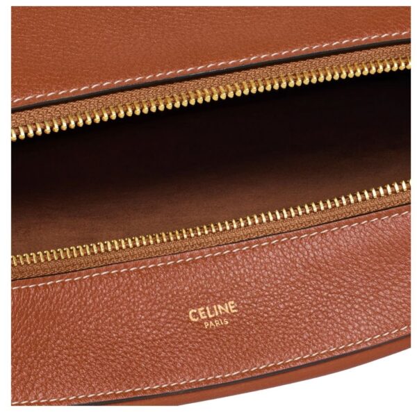 CELINE LARGE ROMY IN SUPPLE GRAINED CALFSKIN TAN - Image 5