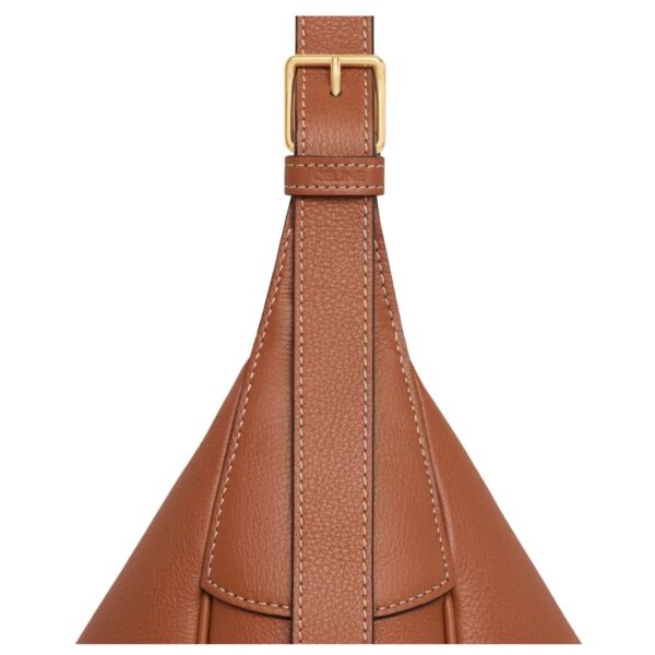 CELINE LARGE HELOÏSE CUIR TRIOMPHE BAG IN SUPPLE GRAINED CALFSKIN TAN - Image 5