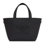 CELINE MINI CABAS ANAIS CUIR TRIOMPHE IN GRAINED CALFSKIN BLACK