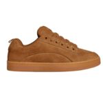 CELINE HUNTINGTON LOW LACE UP SNEAKER IN SUEDE CALFSKIN AND MESH TAN