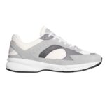 CELINE RUNNER CR 03 LOW LACE UP SNEAKER IN MESH SUEDE CALFSKIN AND CALFSKIN