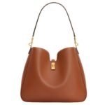 CELINE MEDIUM CAMILLE 16 SOFT BAG IN SMOOTH CALFSKIN TAN