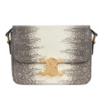 CELINE TEEN TRIOMPHE BAG IN LIZARD NATURAL
